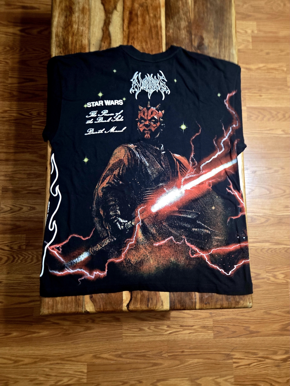 Darc Sport/Darth Maul - Star Wars Men's Graphic Tee. Size Medium OS.